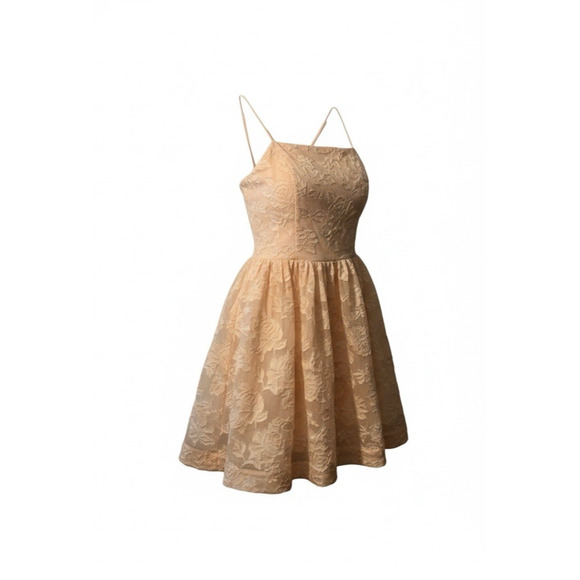 KEEPSAKE THE LABEL Dress SZ 8 Offset Fit & Flare Embroidered Ruffle Dress NWT - Picture 3 of 13